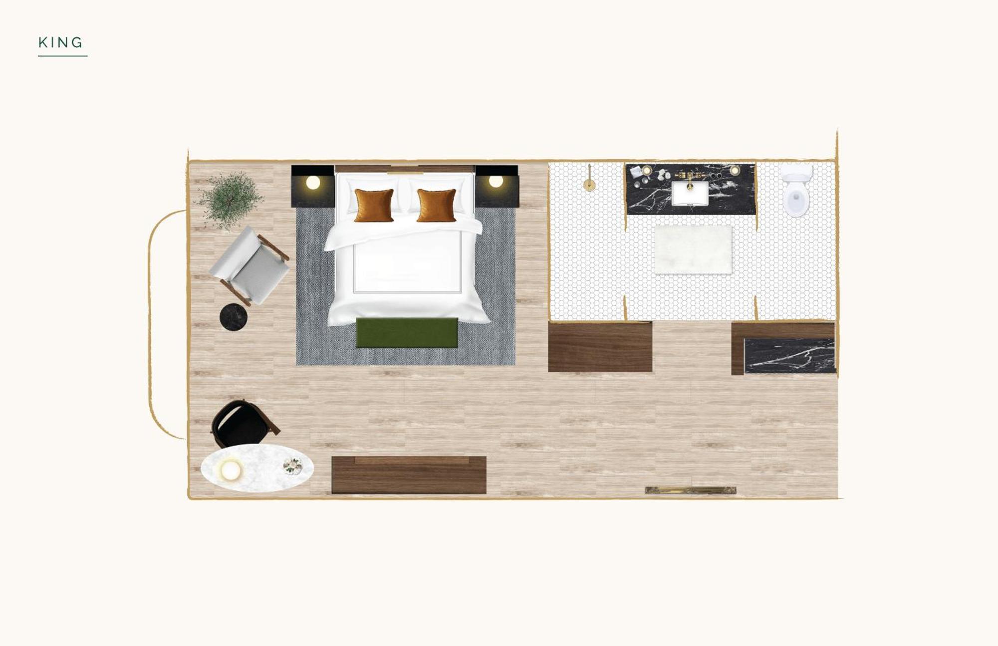 King Room with Pool View