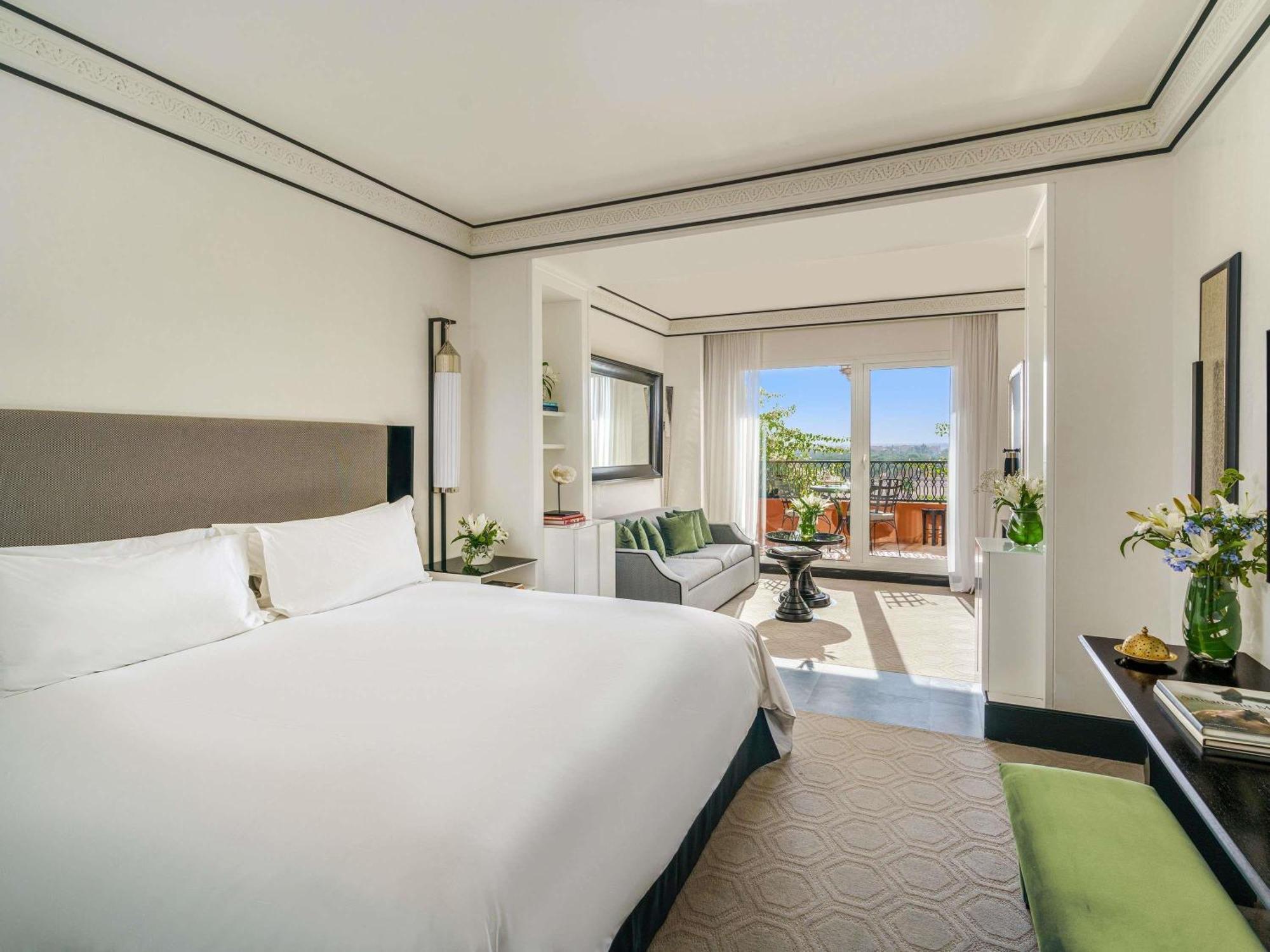Junior Suite with Balcony and Mountain and Pool View