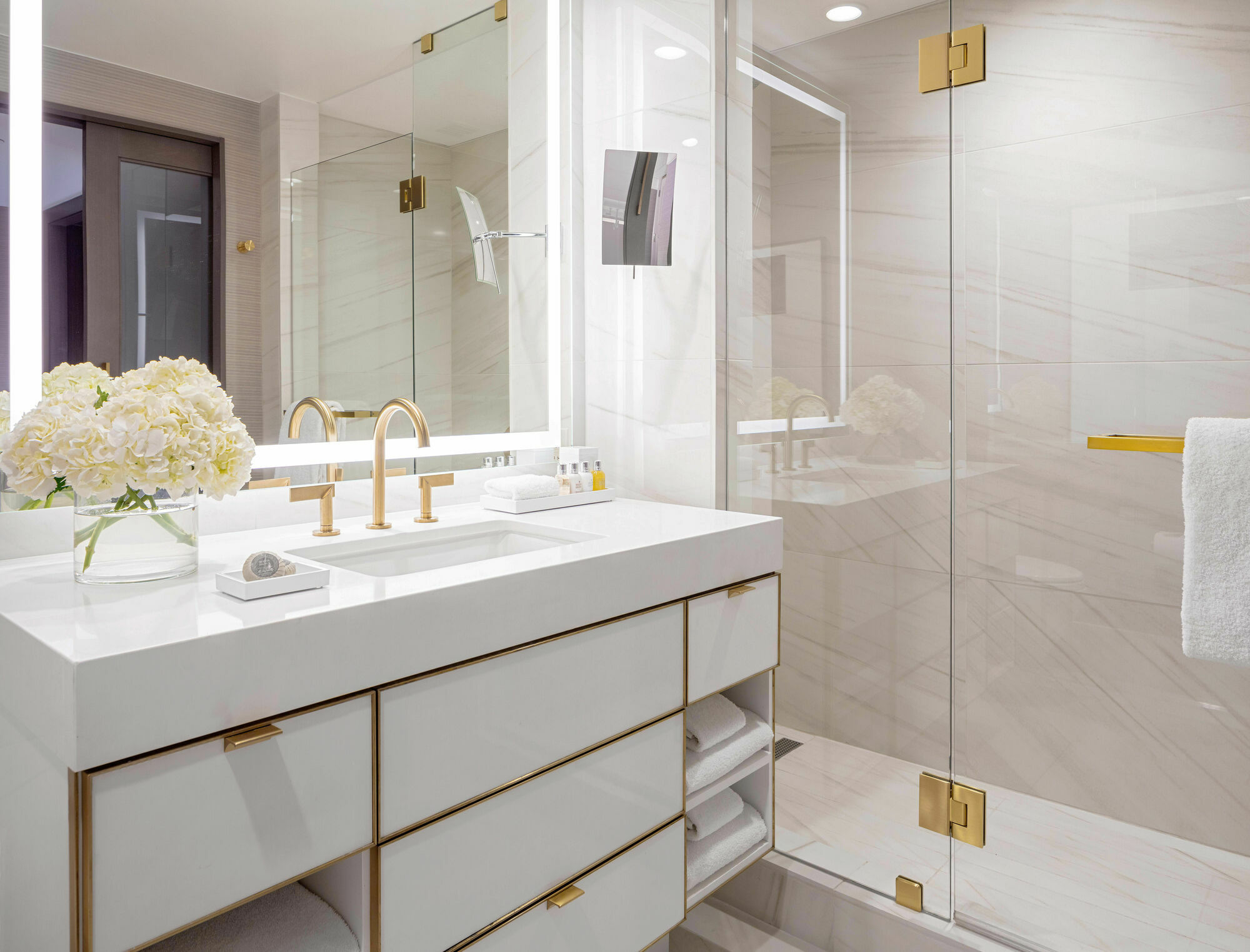 Premier Queen Room with Queen Beds - Mobility Accessible with Roll-In Shower