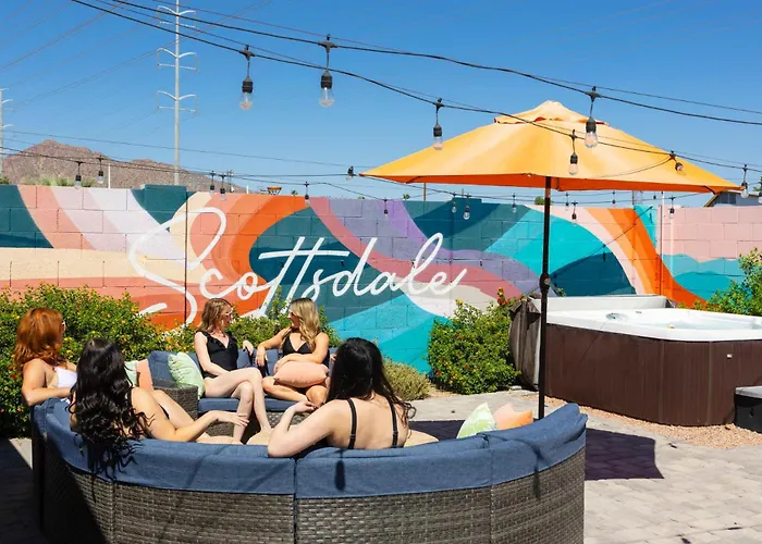 Pink Palms - Bachelorette Dream Pool Spa Bbq Scottsdale